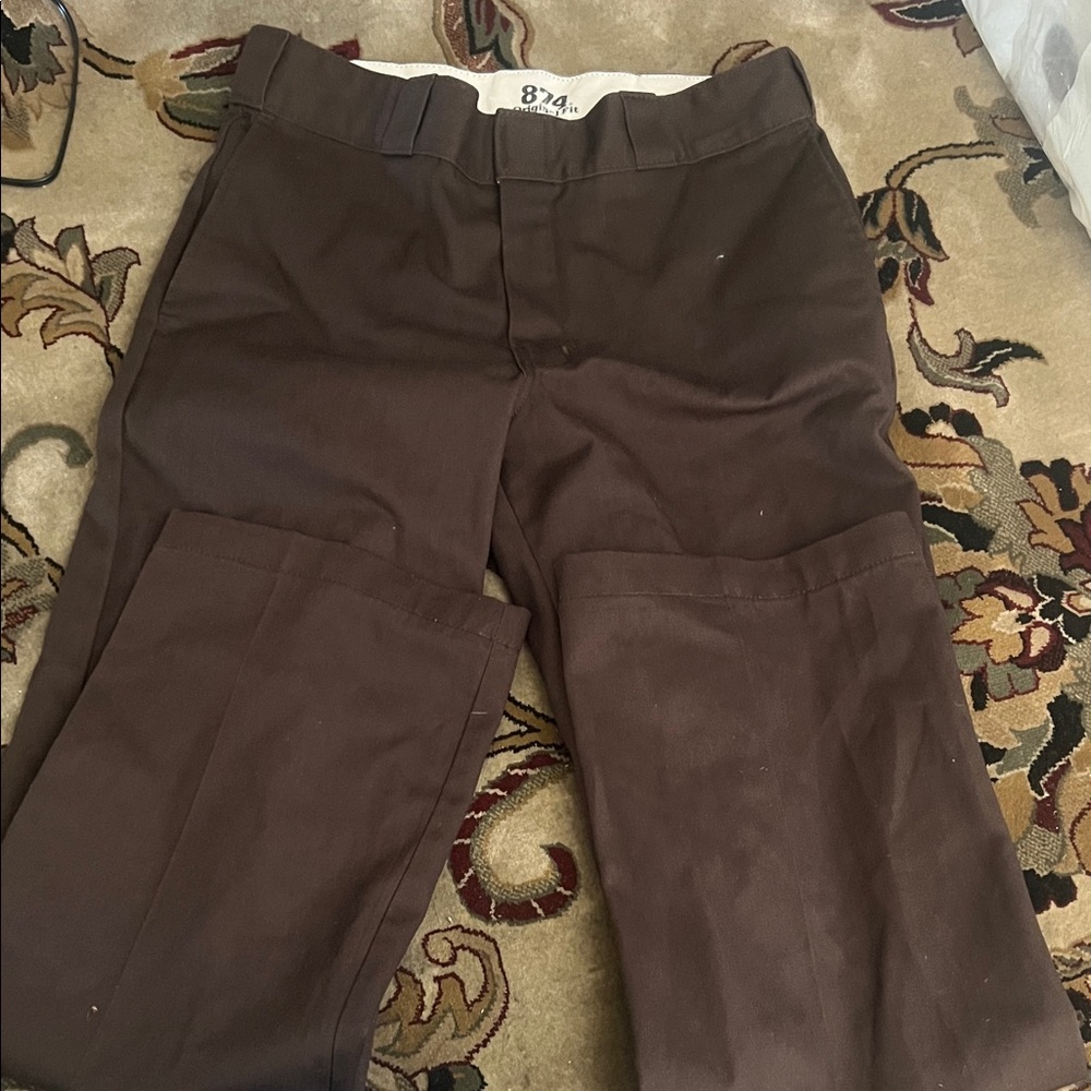 Dickies Women's Brown Straight Leg Pants